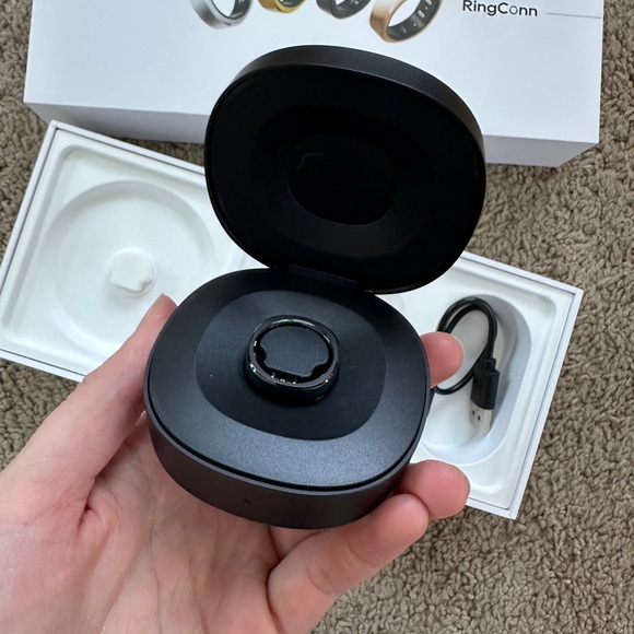 Smart ring Ringconn gen 2 ultralight - matte black size 7 - Picture 4 of 8